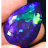 Opale Ethiopienne honeycomb AAA facettée 18.19 carats
