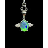 pendentif argent 925 "ailes" opale triplet Australie