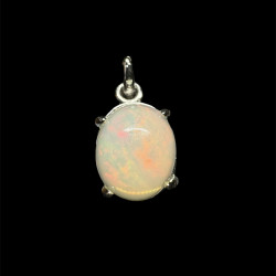 Pendentif argent Opale Ethiopienne