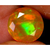 Opale  Ethiopienne facettée orange 4.27 carats