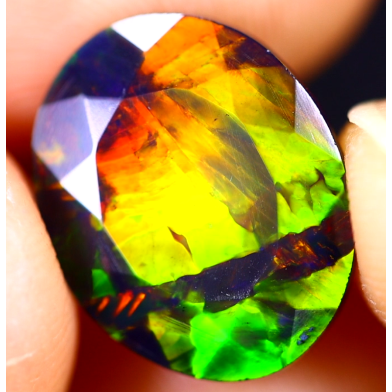 Opale Ethiopienne facettée AAA 3.60 carats