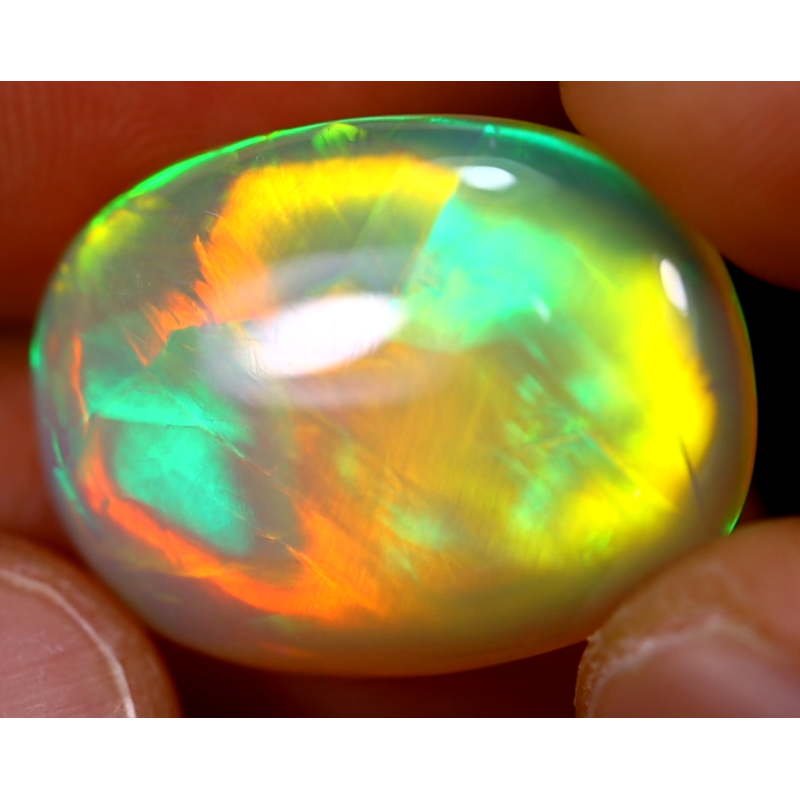 Opale éthiopienne 15.25 carats TOP GRADE