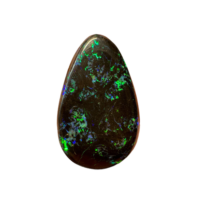 Opale boulder noire Winton Australie 9.20 carats