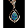 Pendentif argent 925 opale triplet Australie