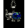Pendentif argent 925 Eléphant opale triplet Australie