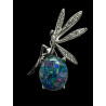 Pendentif fée argent Opale triplet mosaïque