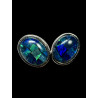 Boucles d'oreilles puces opales triplets australiennes