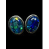 Boucles d'oreilles puces opales triplets australiennes