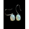 Boucles pendantes opales Coober Pedy Australie