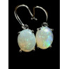 Boucles pendantes opales Coober Pedy Australie