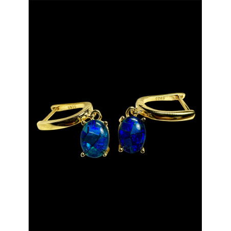 Boucles pendantes triplets mosaïques australiens
