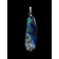 Pendentif argent opale boulder 16.25 carats