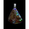 Pendentif argent opale boulder 27.20 carats