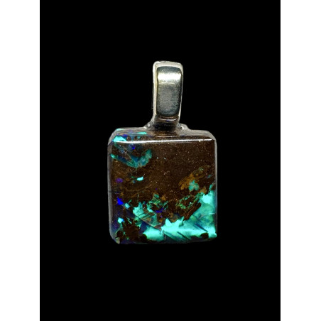 Pendentif argent opale boulder 4.00 carats