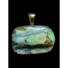 Pendentif argent opale boulder 83.35 carats