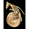 Pendentif argent "Dragon" opale Cantera Mexique