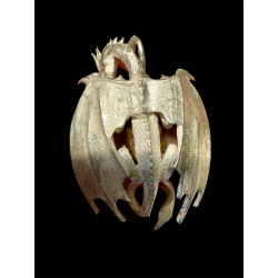 Pendentif argent "Dragon" opale Boulder Australie