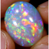 Opale éthiopienne rainbow crystal 9.70 carats TOP GRADE