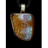 Pendentif argent opale boulder 21.85 carats