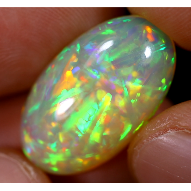 Opale éthiopienne rainbow 9.55 carats TOP GRADE