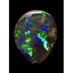 Opale Boulder Noire Eromanga 11.55 carats