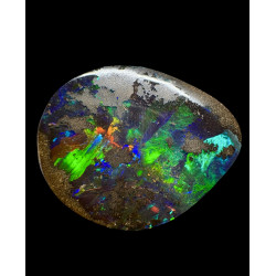Opale Boulder Noire Eromanga 11.55 carats