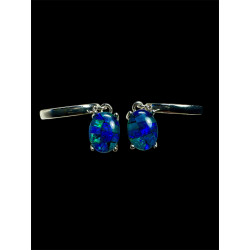 Boucles pendantes triplets mosaïques australiens