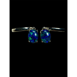 Boucles pendantes triplets mosaïques australiens