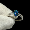 Bague opale triplet mosaïque australienne