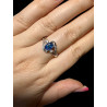 Bague argent opale triplet mosaïque australienne