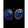 Boucles d'oreilles puces opales triplets australiennes