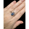 Bague argent opale triplet Australienne