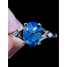 Bague argent opale triplet mosaïque australienne