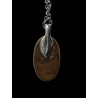 Pendentif argent opale boulder Yowah 11.90 carats