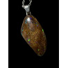 Pendentif argent opale boulder Yowah 15,45 carats
