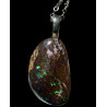 Pendentif argent opale boulder 25.85 carats