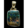 Pendentif argent opale boulder Eromanga 18.30 carats
