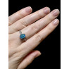 Bague argent opale triplet australienne