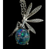 Pendentif fée argent Opale triplet mosaïque