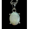 Pendentif argent 925 opale Crystal Coober Pedy Australie