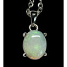 Pendentif argent 925 opale Crystal Coober Pedy Australie