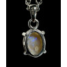 Pendentif argent 925 opale Crystal Coober Pedy Australie