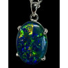 Pendentif argent 925 opale triplet Australie