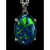 Pendentif argent 925 opale triplet Australie