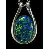 Pendentif argent 925 opale triplet Australie