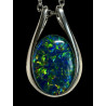 Pendentif argent 925 opale triplet Australie